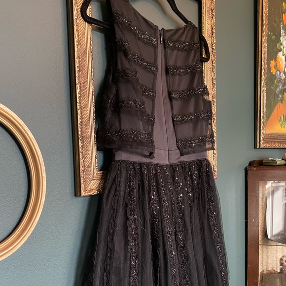 BEBE Cocktail/Party Dress - Black, Sequins - Picture 9 of 9